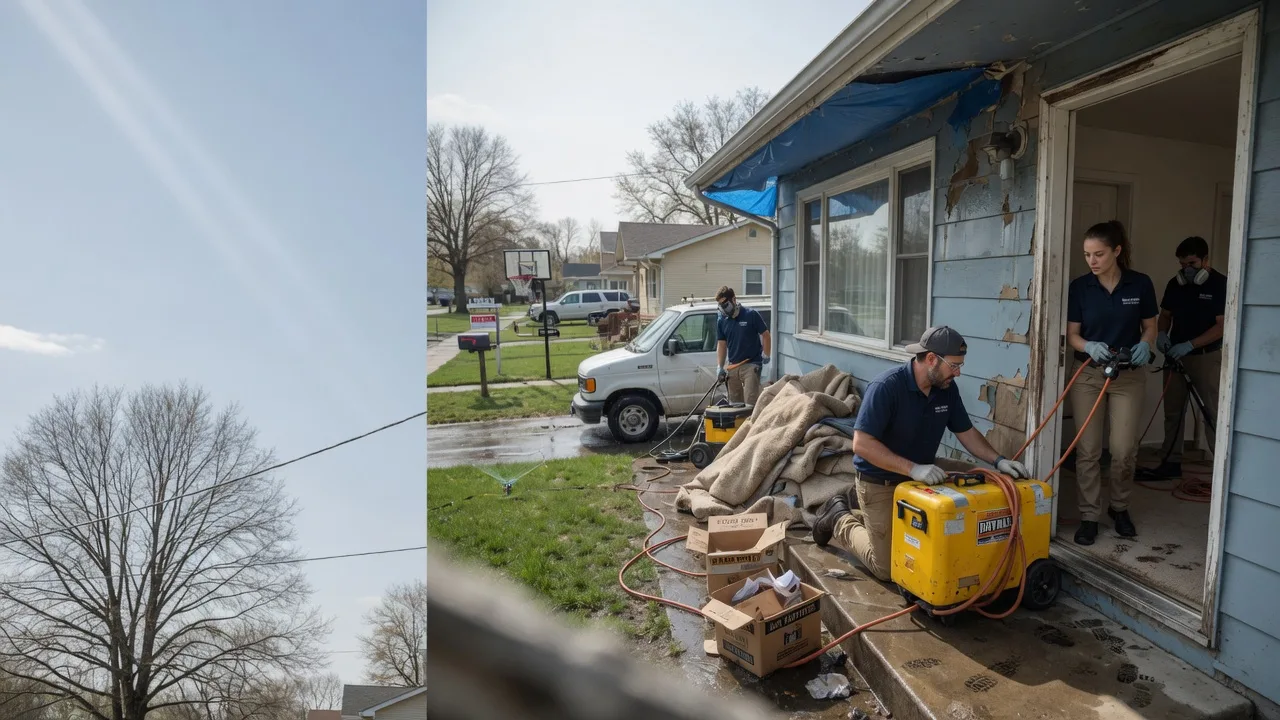 Basement Flood Cleanup in Bronson, KS near me